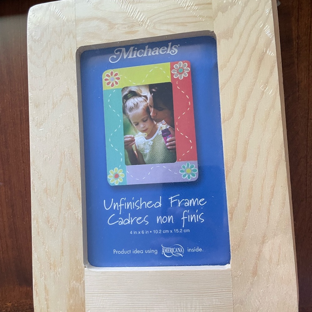 Michaels Unfinished Wooden Frame